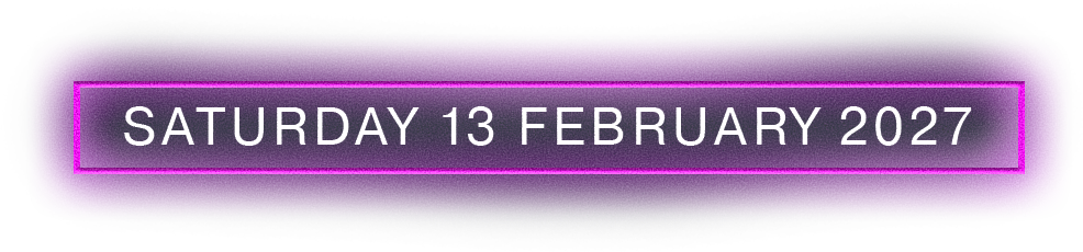 Saturday 13 February 2027